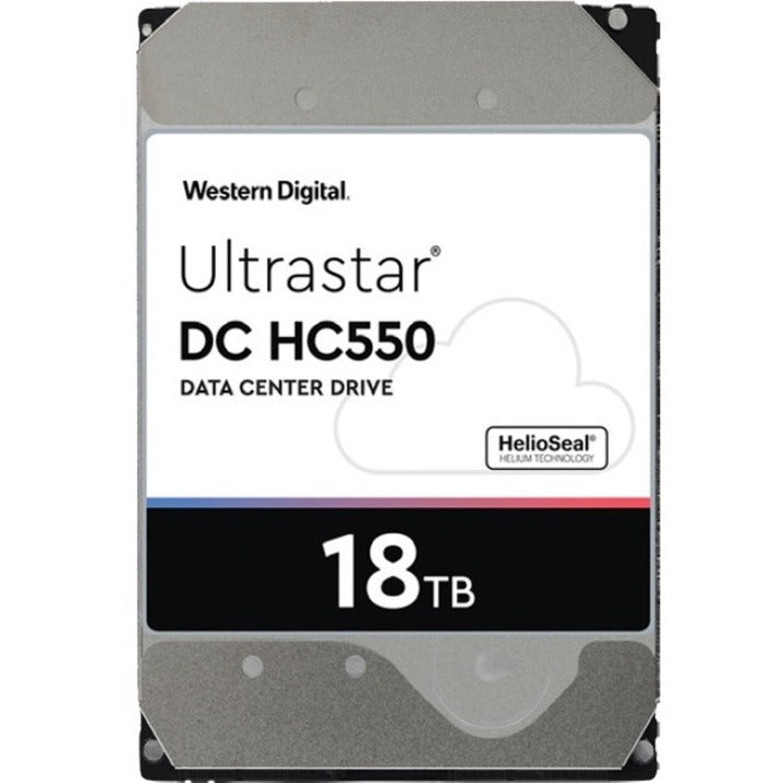 Western Digital Ultrastar DC HC550 WUH721818ALE6L1 18 TB Hard Drive - 3.5" Internal - SATA (SATA/600)