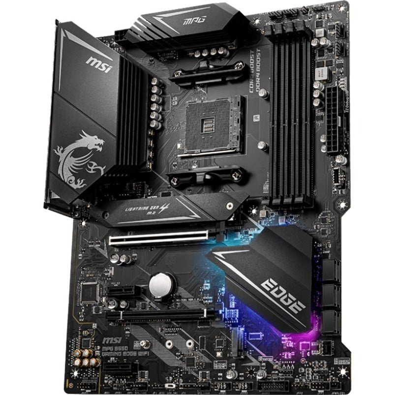MSI MPG B550 GAMING EDGE WIFI Desktop Motherboard - AMD B550 Chipset - Socket AM4 - ATX