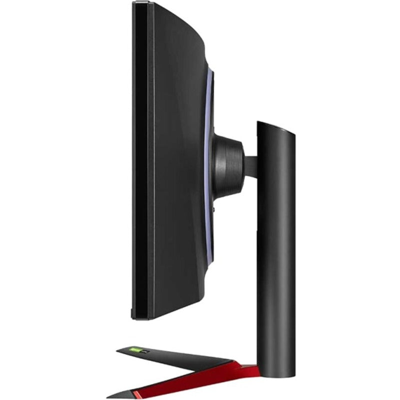 LG UltraGear 38GN95B-B 37.5" UW-QHD+ Curved Screen Gaming LCD Monitor - 21:9 - Black White