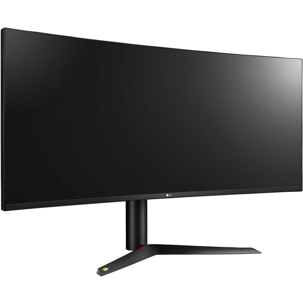 LG UltraGear 38GN95B-B 37.5" UW-QHD+ Curved Screen Gaming LCD Monitor - 21:9 - Black White