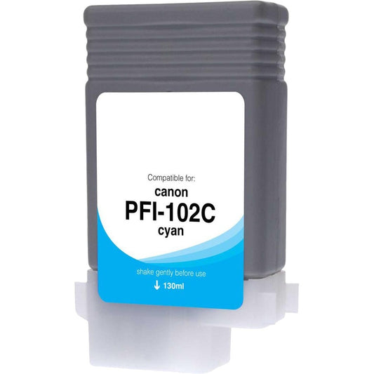 Clover Technologies Ink Cartridge - Alternative for Canon PFI-102 PFI-102C (0896B001AA) - Cyan Pack