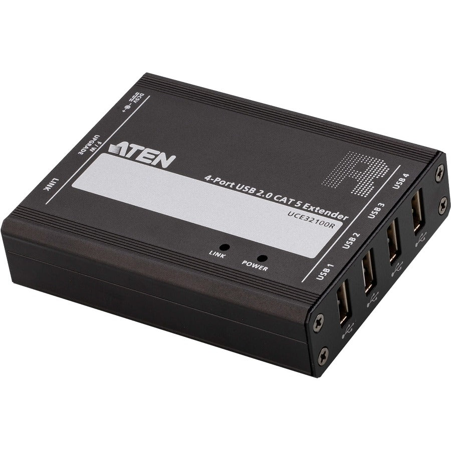 USB2 CAT5 EXTENDER W/4PORT HUB 