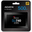 Adata Ultimate SU740 ASU740SS-500G-R 500 GB Solid State Drive - 2.5