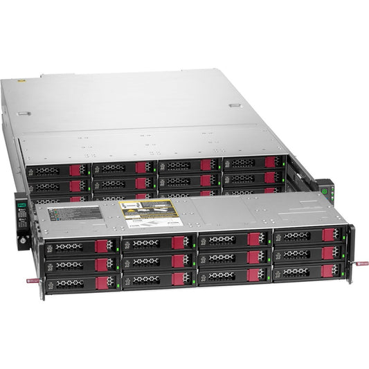 HPE Apollo 4200 G10 2U Rack Server - 1 x Intel Xeon Silver 4210R 2.40 GHz - 64 GB RAM - 36 TB HDD - (9 x 4TB) HDD Configuration - 12Gb/s SAS Serial ATA/600 Controller