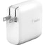 Belkin BoostCharge Dual USB-C Power Delivery GaN Wall Charger 68W Laptop Chromebook Charging - Power Adapter