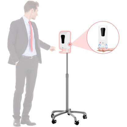 CTA Digital Heavy-Duty Mobile Automatic Soap Dispenser Stand
