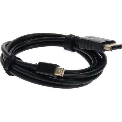 AddOn 3ft Mini-DisplayPort 1.1 Male to DisplayPort 1.1 Male Black Cable