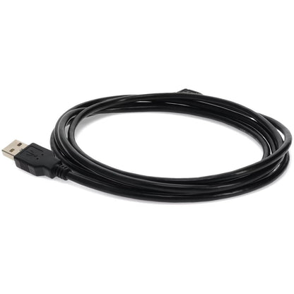 AddOn 1ft USB 2.0 (A) Male to Micro-USB 2.0 (B) Male Black Cable