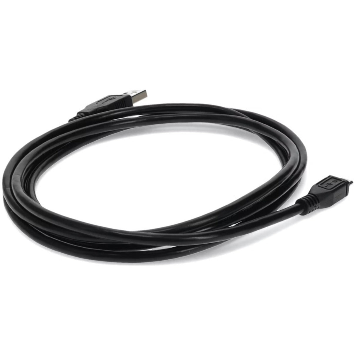 AddOn 2m USB 2.0 (A) Male to Micro-USB 2.0 (B) Male Black Cable