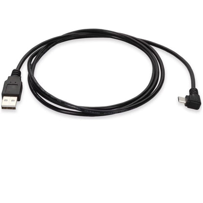 2M USB 2.0 M/MALE BLACK CABLE  