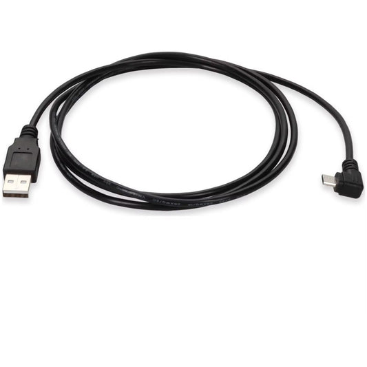 2M USB 2.0 M/MALE BLACK CABLE  