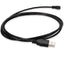 2M USB 2.0 M/MALE BLACK CABLE  