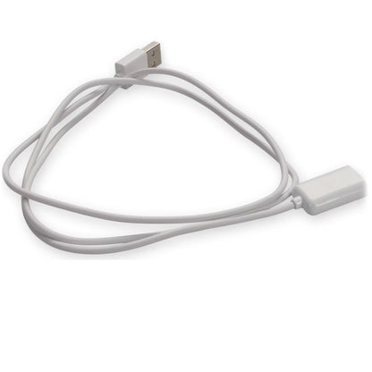 AddOn 1m USB 2.0 (A) Male to USB 2.0 (B) Male White Cable