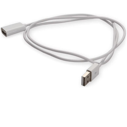 AddOn 2m USB 2.0 (A) Male to USB 2.0 (B) Male White Cable