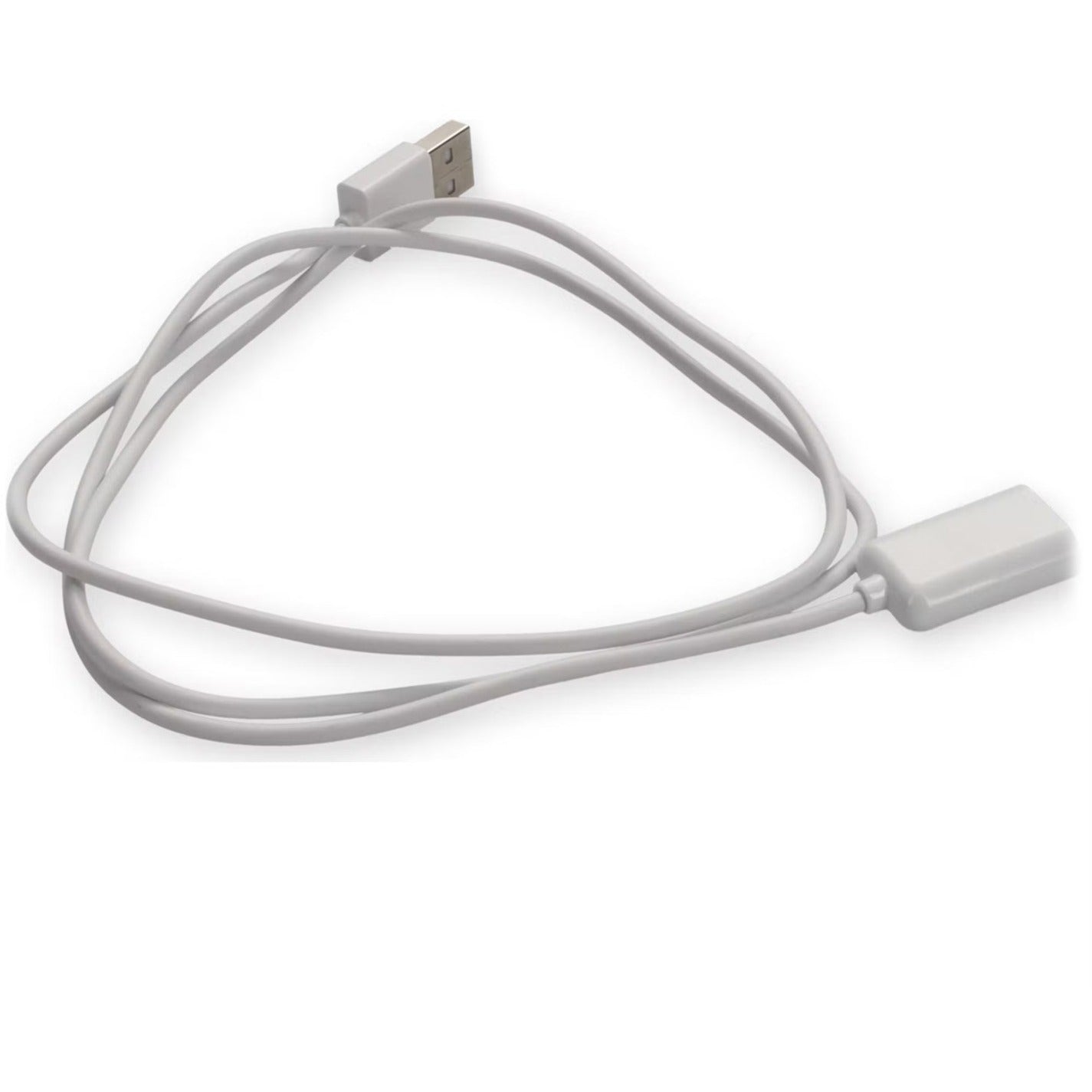 AddOn 2m USB 2.0 (A) Male to USB 2.0 (B) Male White Cable