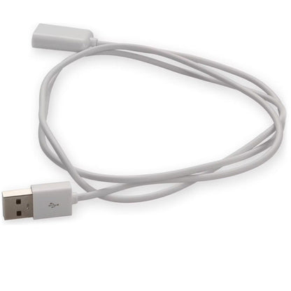 AddOn 3m USB 2.0 (A) Male to USB 2.0 (B) Male White Cable
