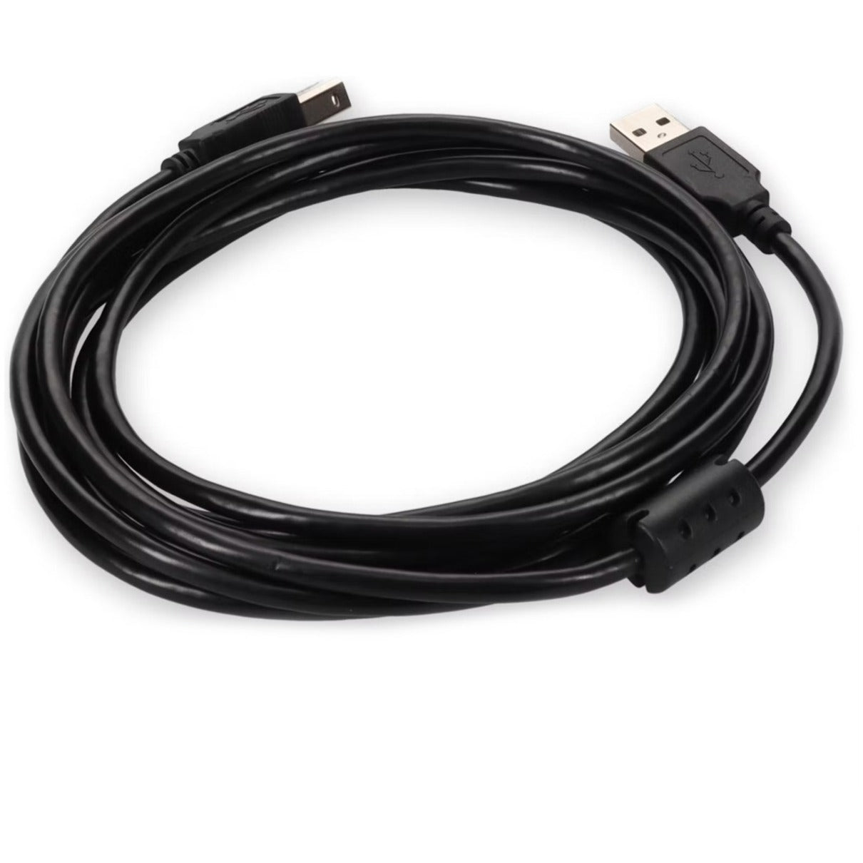 AddOn 3m USB 2.0 (A) Male to USB 2.0 (B) Male White Cable