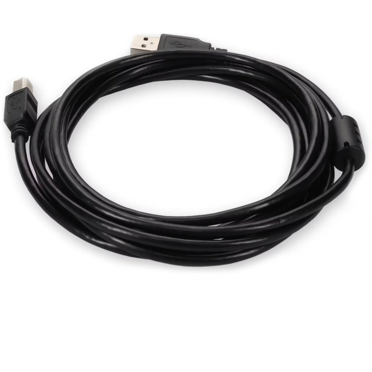 AddOn 3m USB 2.0 (A) Male to USB 2.0 (B) Male White Cable