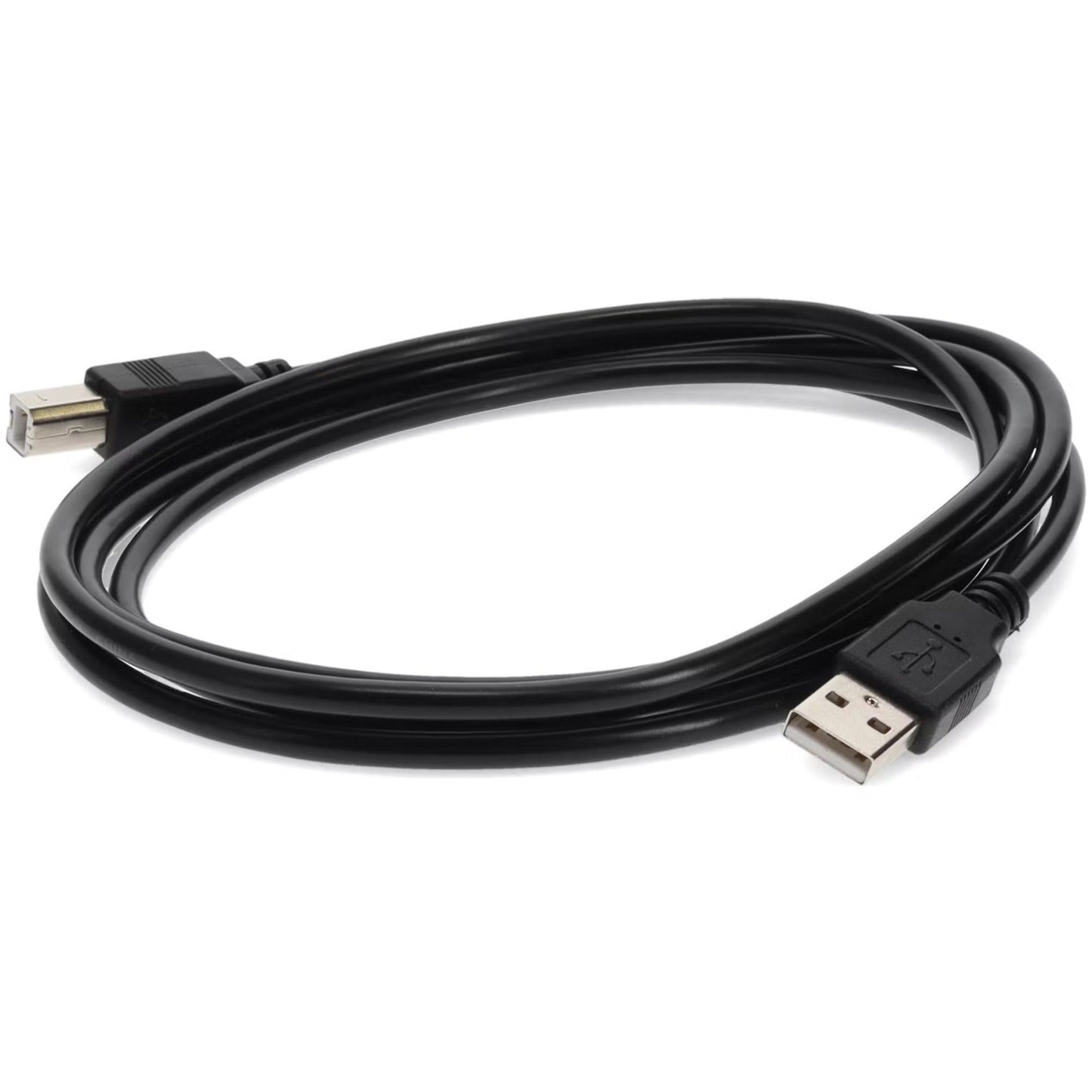 AddOn 9m USB 2.0 (A) Male to USB 2.0 (B) Male Black Cable