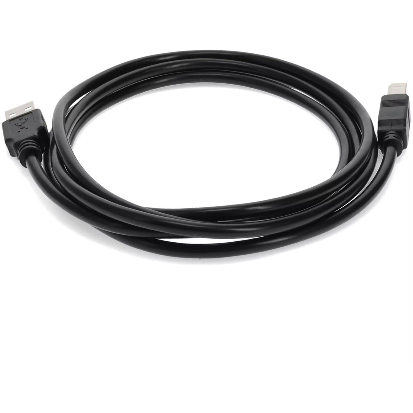AddOn 9m USB 2.0 (A) Male to USB 2.0 (B) Male Black Cable