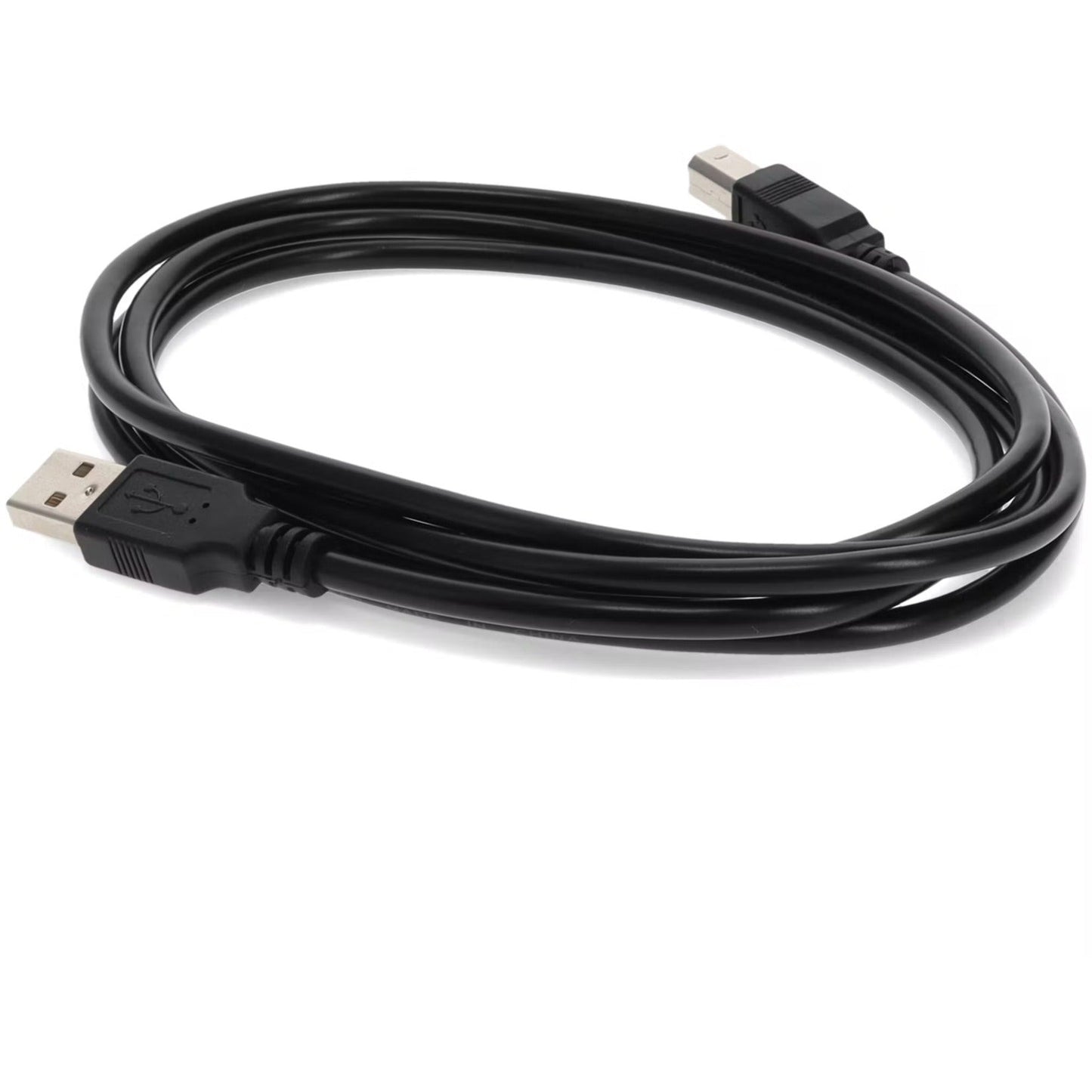 AddOn 9m USB 2.0 (A) Male to USB 2.0 (B) Male Black Cable
