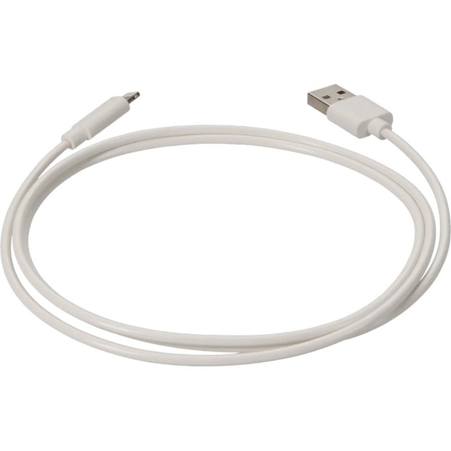 AddOn 1.0m (3.3ft) USB 2.0 (A) Male to Lightning Male White Cable