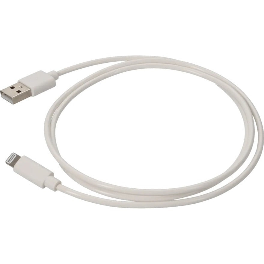 AddOn 1.0m (3.3ft) USB 2.0 (A) Male to Lightning Male White Cable