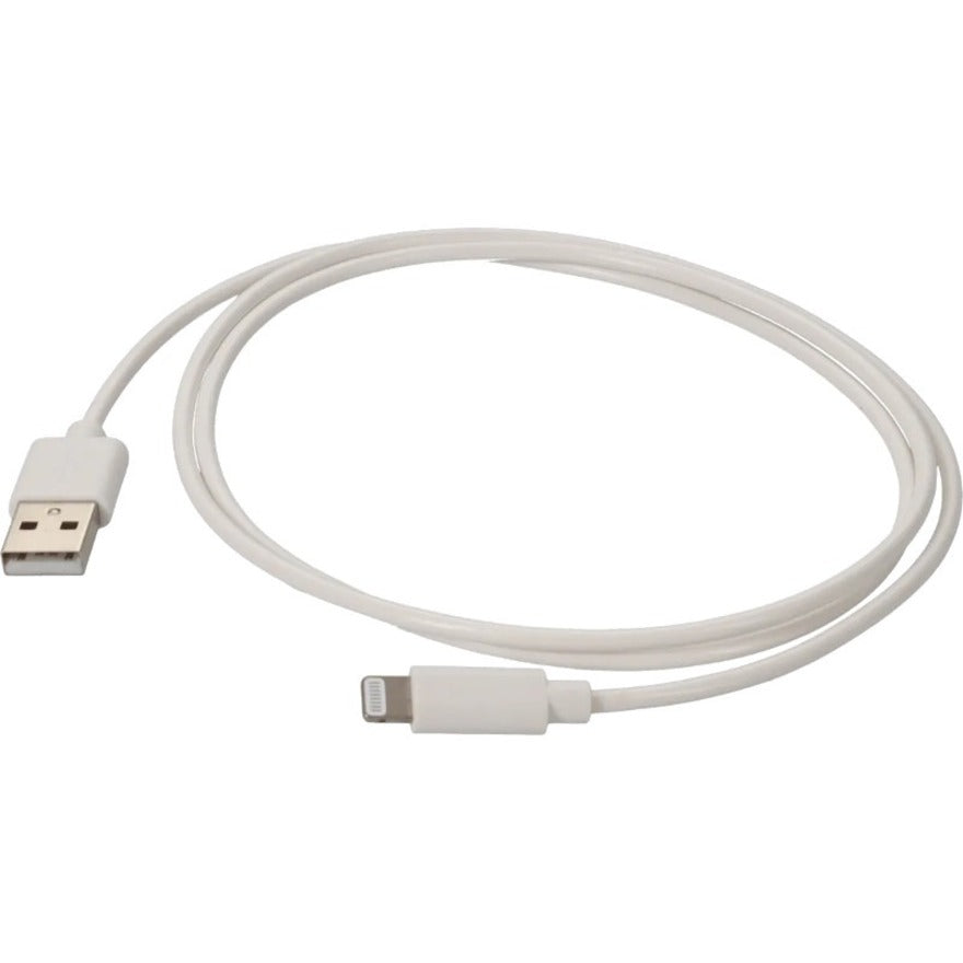 AddOn 1.0m (3.3ft) USB 2.0 (A) Male to Lightning Male White Cable