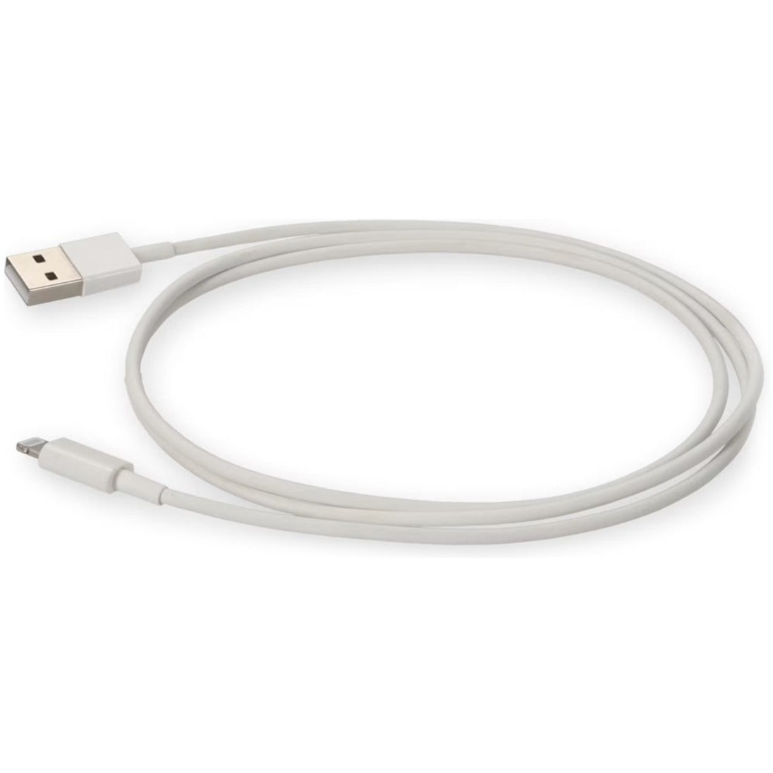 AddOn 1m USB 2.0 (A) Male to Lightning Male White Cable