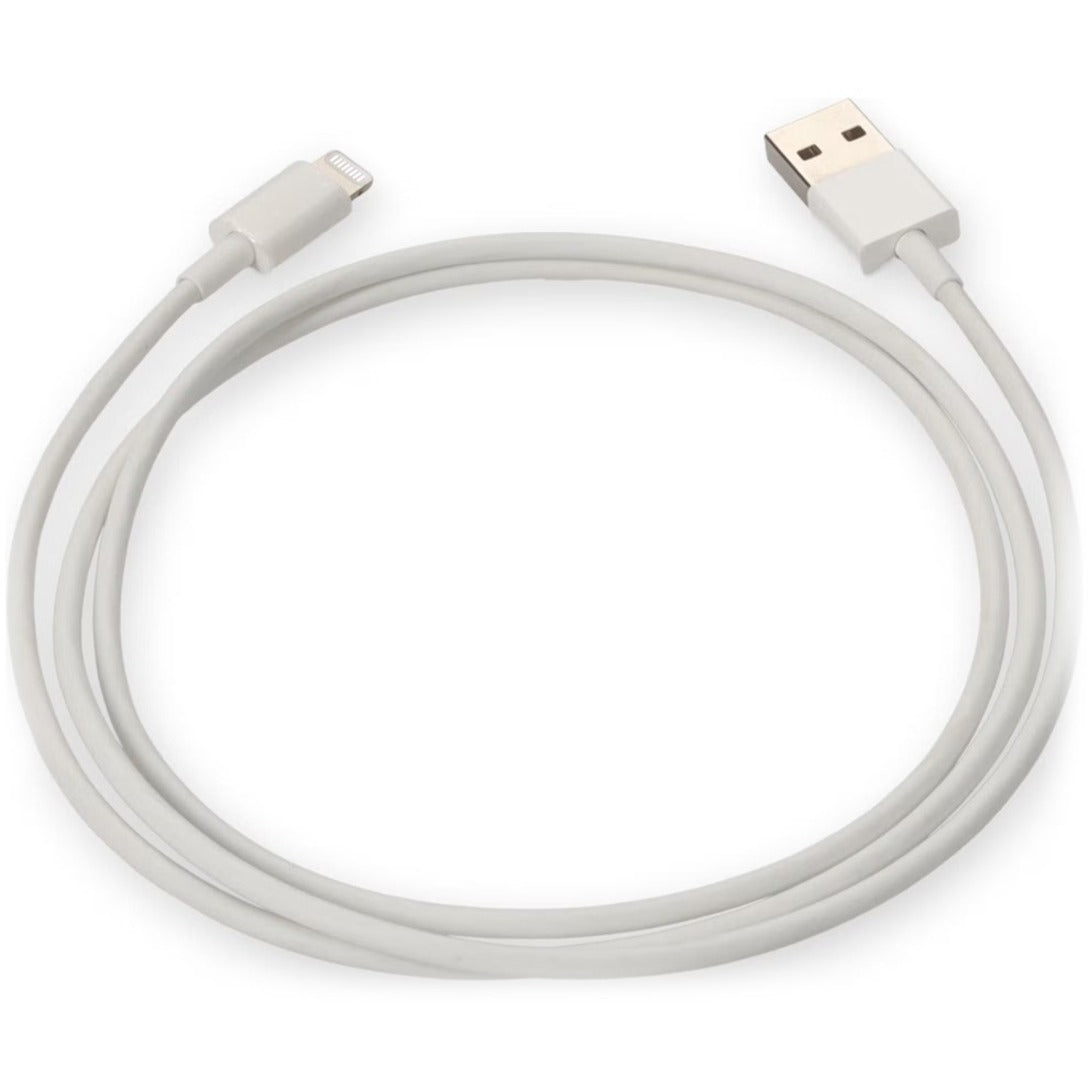 AddOn 1m USB 2.0 (A) Male to Lightning Male White Cable
