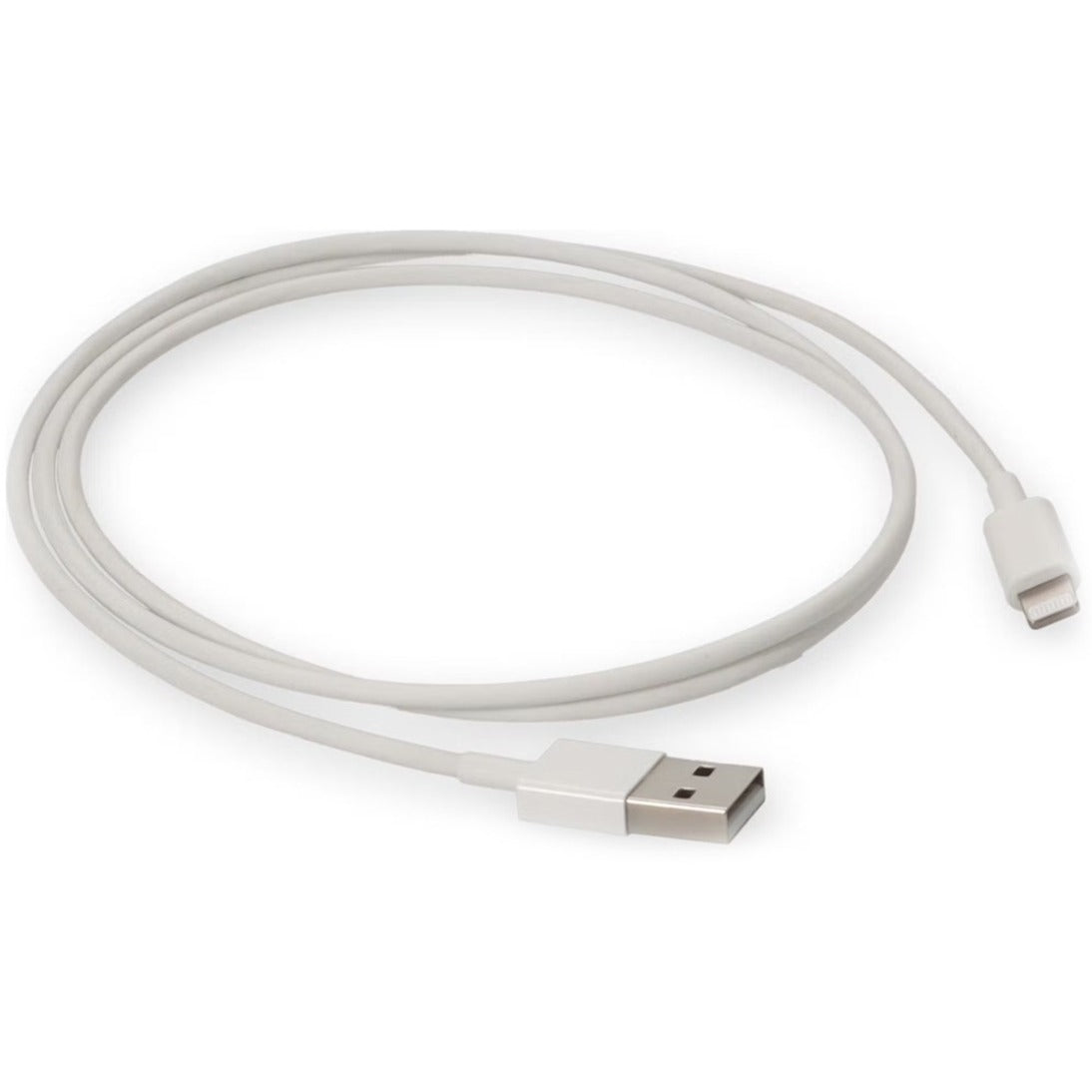 AddOn 1m USB 2.0 (A) Male to Lightning Male White Cable