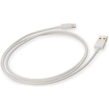 AddOn 1m USB 2.0 (A) Male to Lightning Male White Cable