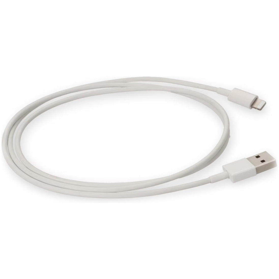 AddOn 1m USB 2.0 (A) Male to Lightning Male White Cable