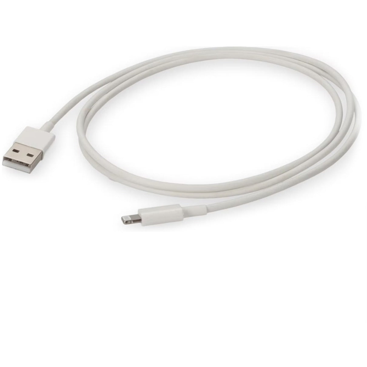 AddOn 1m USB 2.0 (A) Male to Lightning Male White Cable