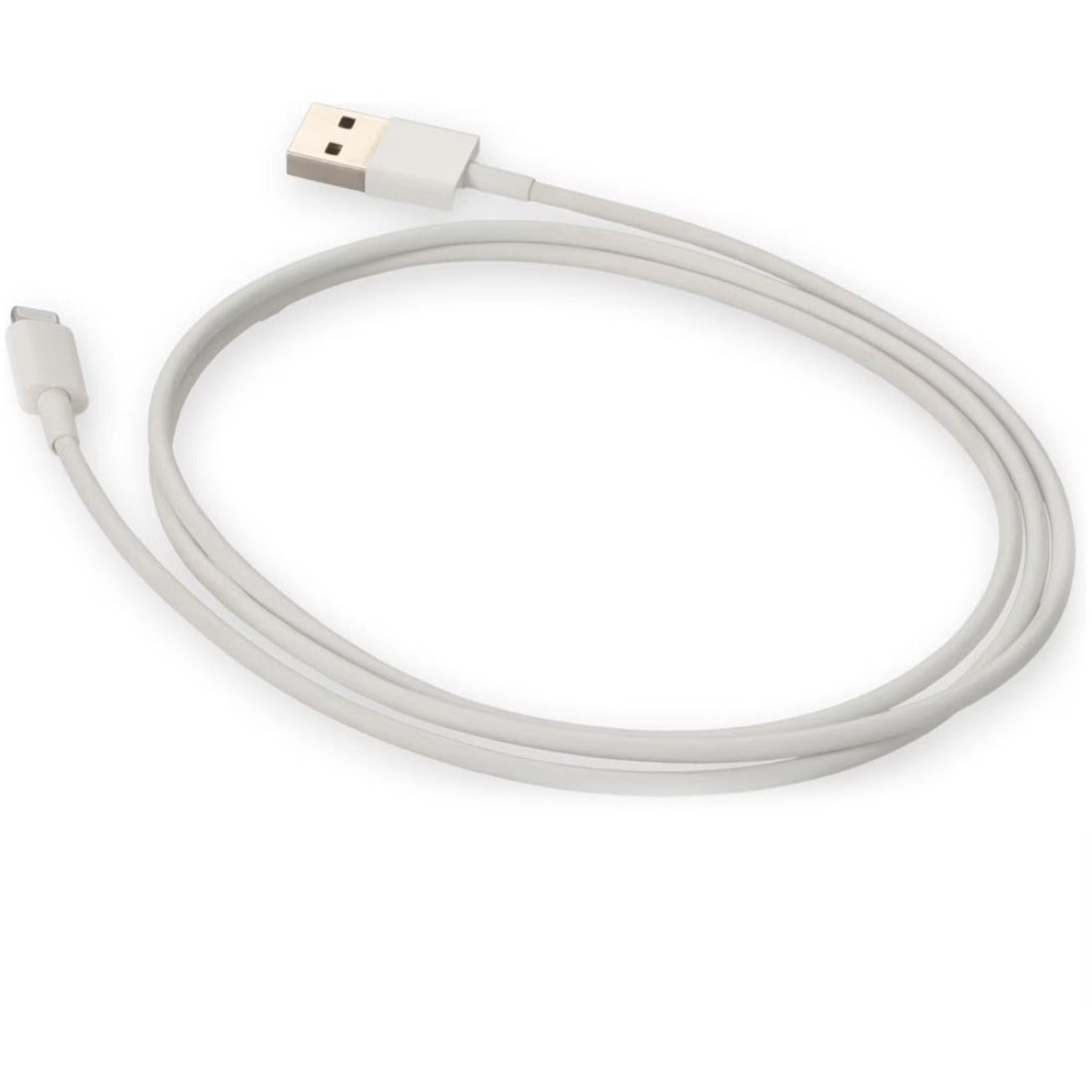 AddOn 1m USB 2.0 (A) Male to Lightning Male White Cable
