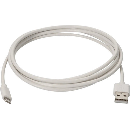 AddOn 2.0m (6.6ft) USB 2.0 (A) Male to Lightning Male Sync and Charge White Cable