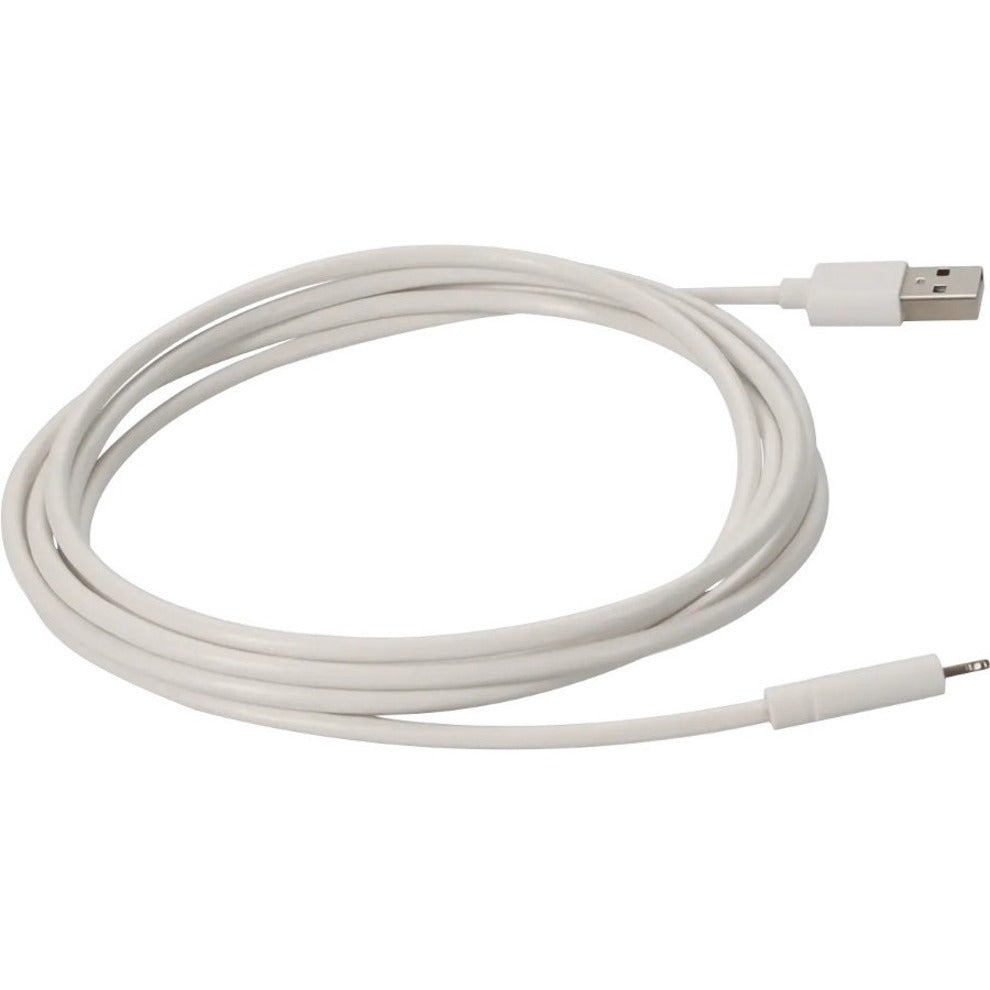 AddOn 2.0m (6.6ft) USB 2.0 (A) Male to Lightning Male Sync and Charge White Cable