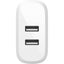 Belkin BoostCharge Dual USB-A Wall Charger 24W (USB-A to Micro-USB cable included) - Power Adapter