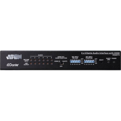 ATEN 6 x 6 Dante Audio Interface with HDMI