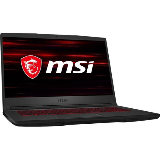 MSI GF65 Thin 9SEXR GF65 Thin 9SEXR-838 15.6" Gaming Notebook - Full HD - 1920 x 1080 - Intel Core i7 9th Gen i7-9750H 2.60 GHz - 8 GB Total RAM - 512 GB SSD - Black