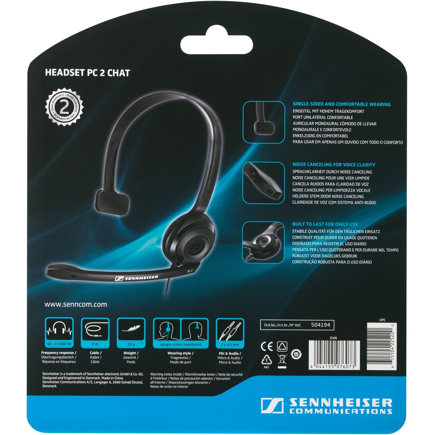 EPOS | SENNHEISER PC 2 Chat Headset