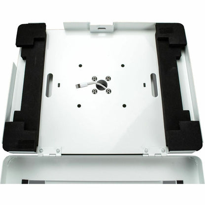 CTA Digital Premium Small Locking Floor Stand Kiosk (White)