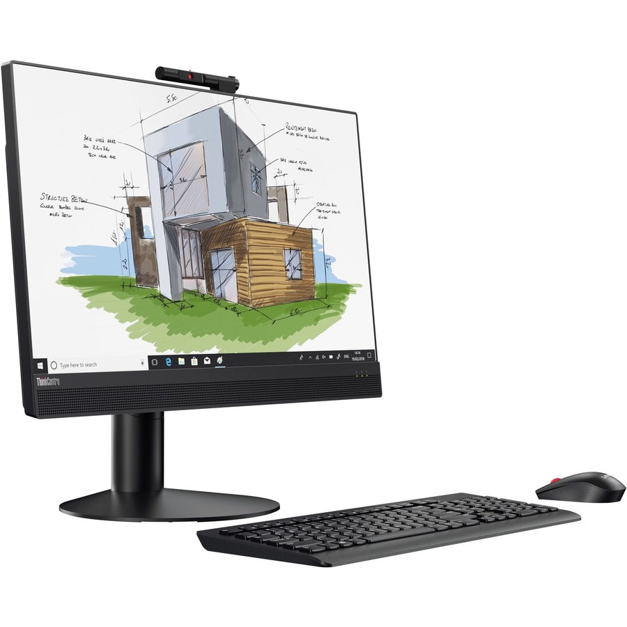 Lenovo ThinkCentre M920z 10S7S5SB00 All-in-One Computer - Intel Core i5 8th Gen i5-8600 Hexa-core (6 Core) 3.10 GHz - 32 GB RAM DDR4 SDRAM - 256 GB SSD - 23.8" Full HD 1920 x 1080 - Desktop - Business Black