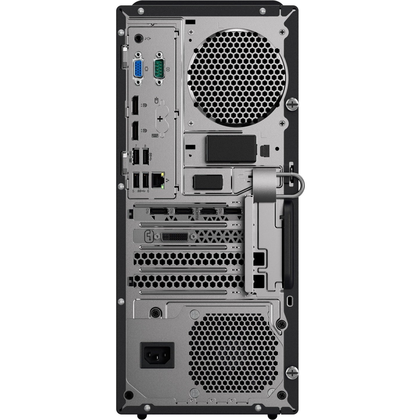 Lenovo ThinkCentre M920t 10SGS5JC00 Desktop Computer - Intel Core i5 9th Gen i5-9500 Hexa-core (6 Core) 3 GHz - 32 GB RAM DDR4 SDRAM - 1 TB HDD - 512 GB PCI Express SSD - Tower - Raven Black