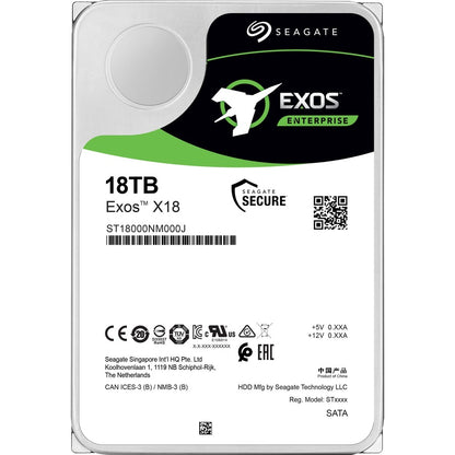 18TB EXOS X18 SATA 7.2K RPM    