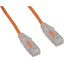 2FT CAT6 ORANGE SLIM 28AWG     
