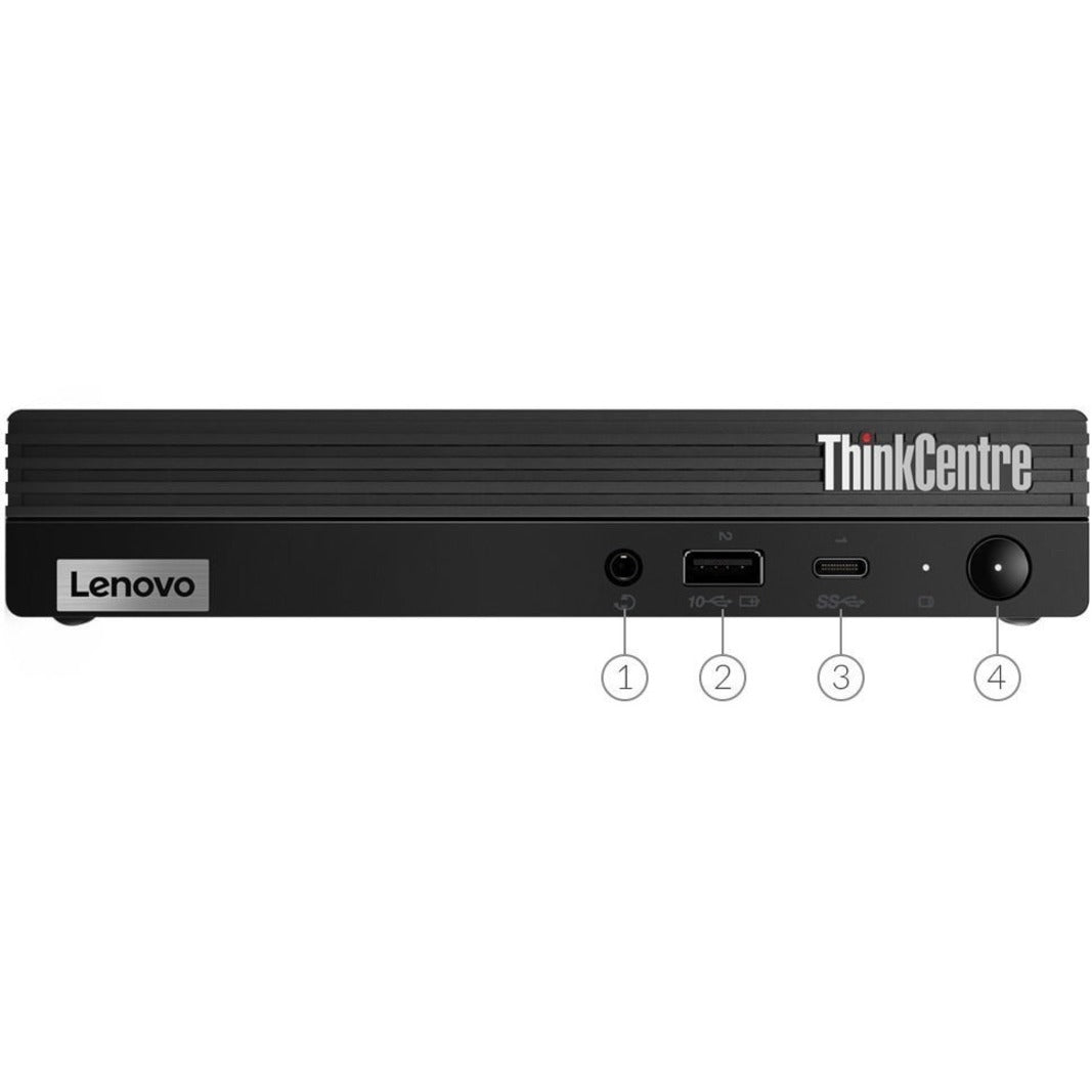 Lenovo ThinkCentre M70q 11DT006SUS Desktop Computer - Intel Core i7 10th Gen i7-10700T Octa-core (8 Core) 2 GHz - 16 GB RAM DDR4 SDRAM - 1 TB HDD - Tiny - Raven Black