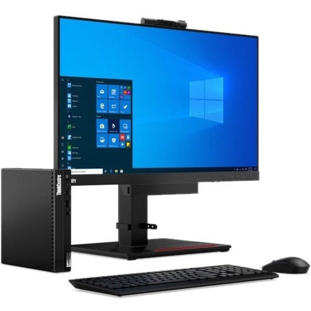 Lenovo ThinkCentre M70q 11DT006TUS Desktop Computer - Intel Core i9 10th Gen i9-10900T Deca-core (10 Core) 1.90 GHz - 16 GB RAM DDR4 SDRAM - 512 GB SSD - Tiny - Black