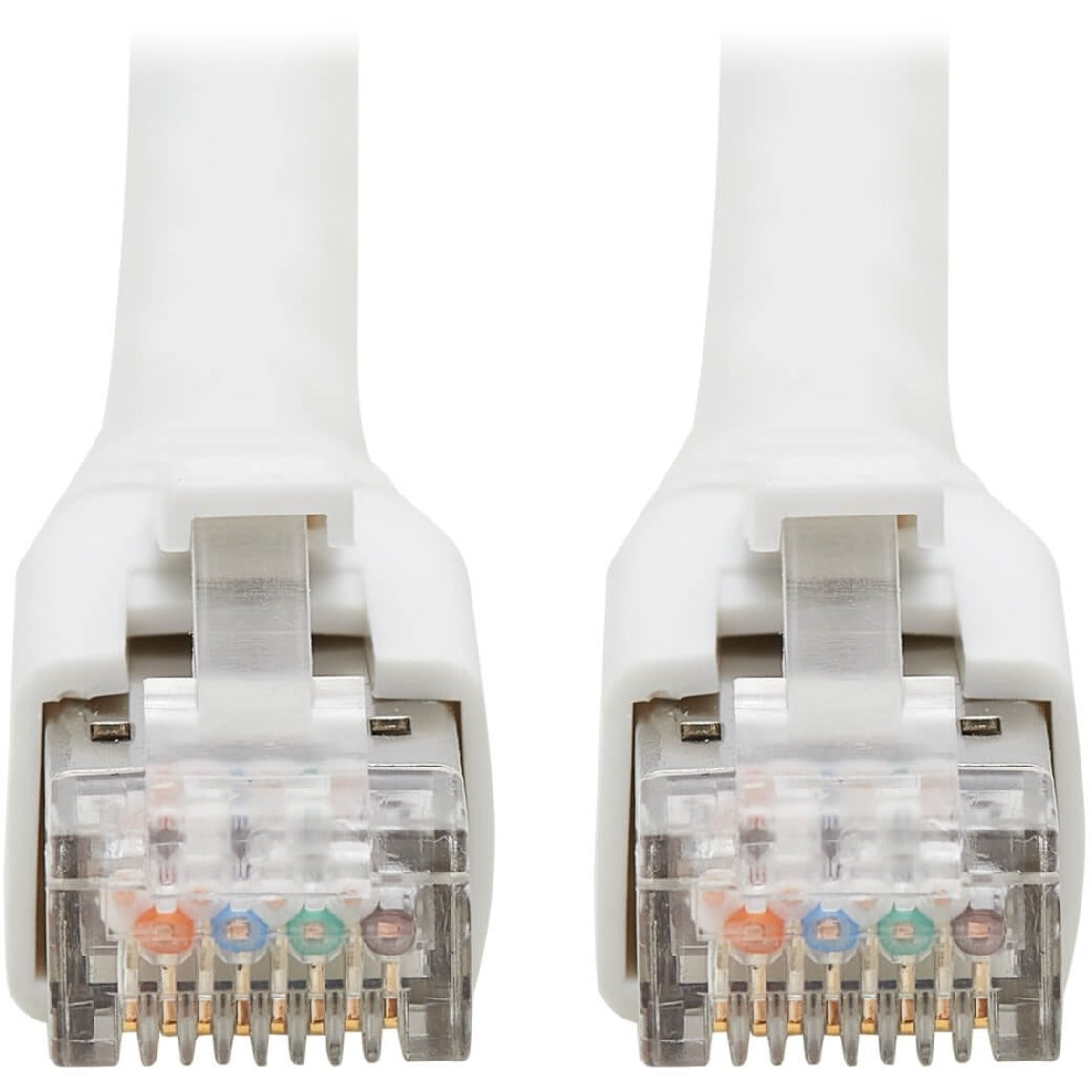 Tripp Lite Cat8 25G/40G-Certified Snagless Shielded S/FTP Ethernet Cable (RJ45 M/M) PoE White 40 ft. (12.19 m)