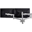 Atdec dual dynamic monitor arm desk mount - Flat and Curved up to 32in - VESA 75x75 100x100
